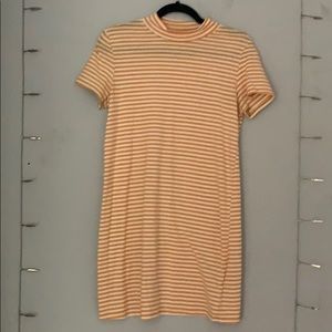 turtle neck tshirt dress